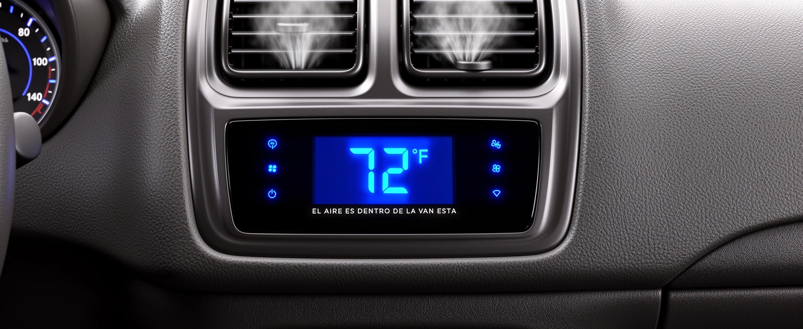 Clima Controlado Detalle Del Panel De Aire Acondicionado